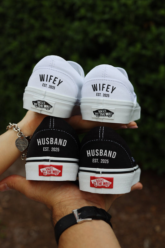 Canvas Skate Sneaker Groom Edition