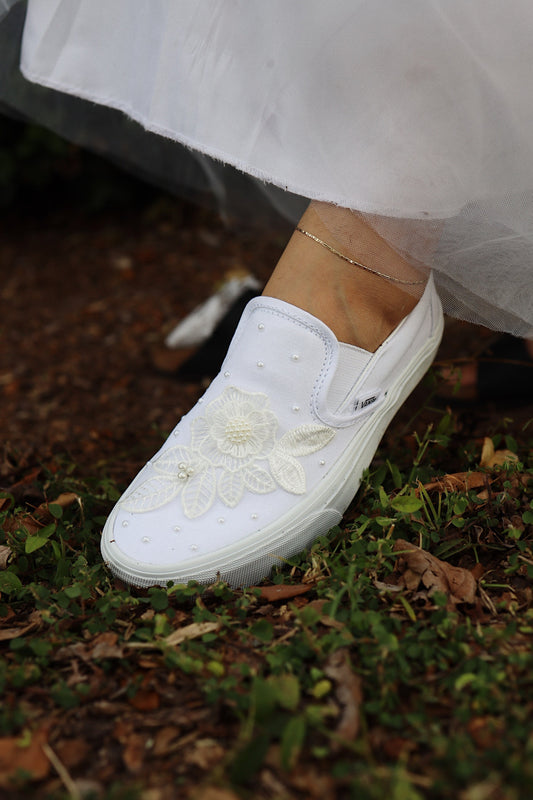 Floral Slip-On Canvas
