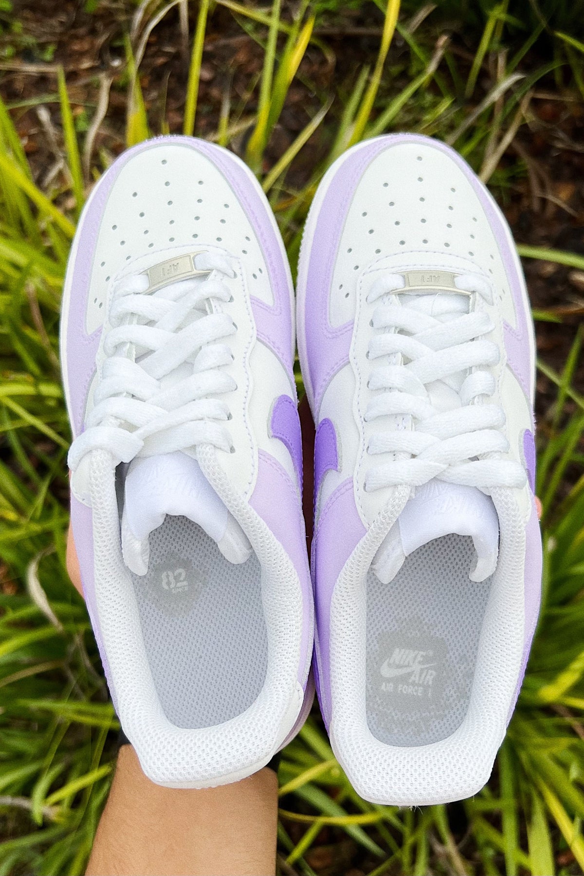 Low-Top Leather Sneaker Lavender Dreams