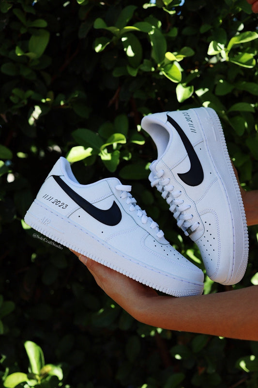 Low-Top Leather Sneaker Groom Edition