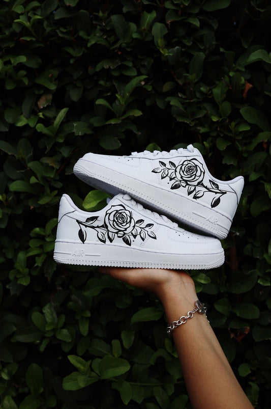 Low-Top Leather Sneaker Rose Silhouette