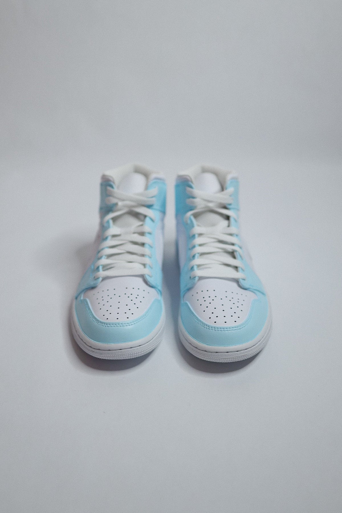 Retro High-Top Sneaker Light Blue — Sample Pair