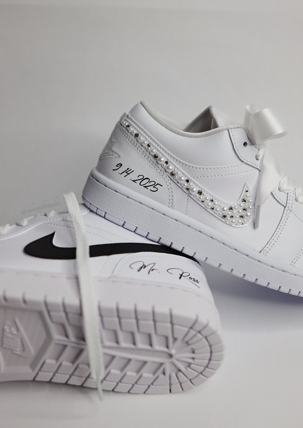 Retro High-Top Sneaker Groom Edition