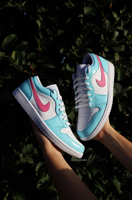 Retro High-Top Sneaker Pastel Neon