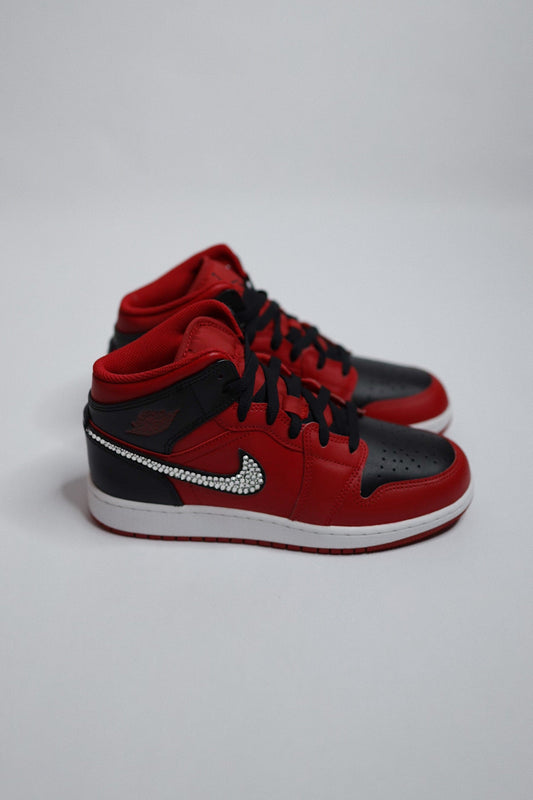 Retro High-Top Sneaker Reverse Bred Bling — Sample Pair