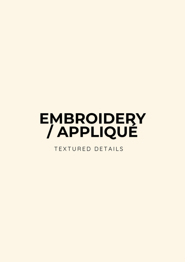 Embroidery/HTV Apliqué