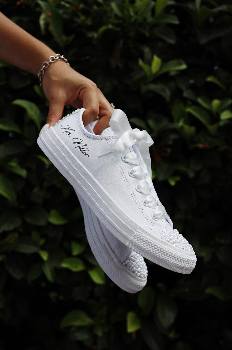 Canvas High-Top Leather "Your Way"