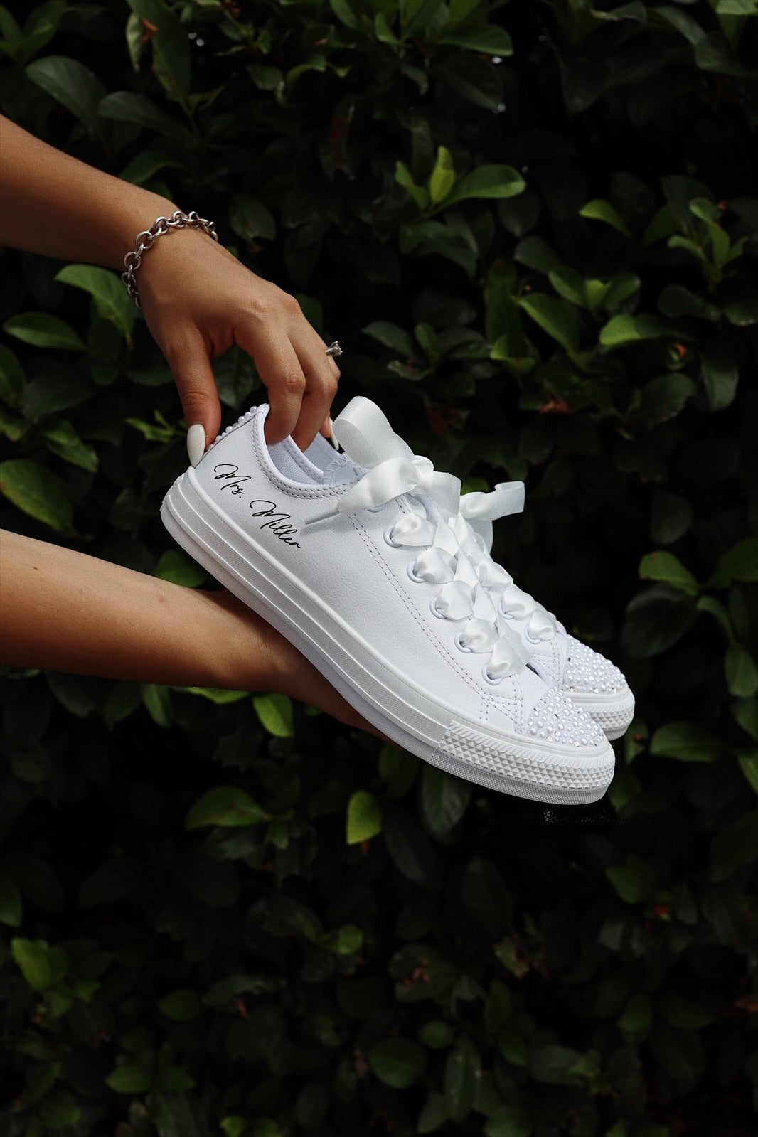 Canvas High-Top Leather "Your Way"