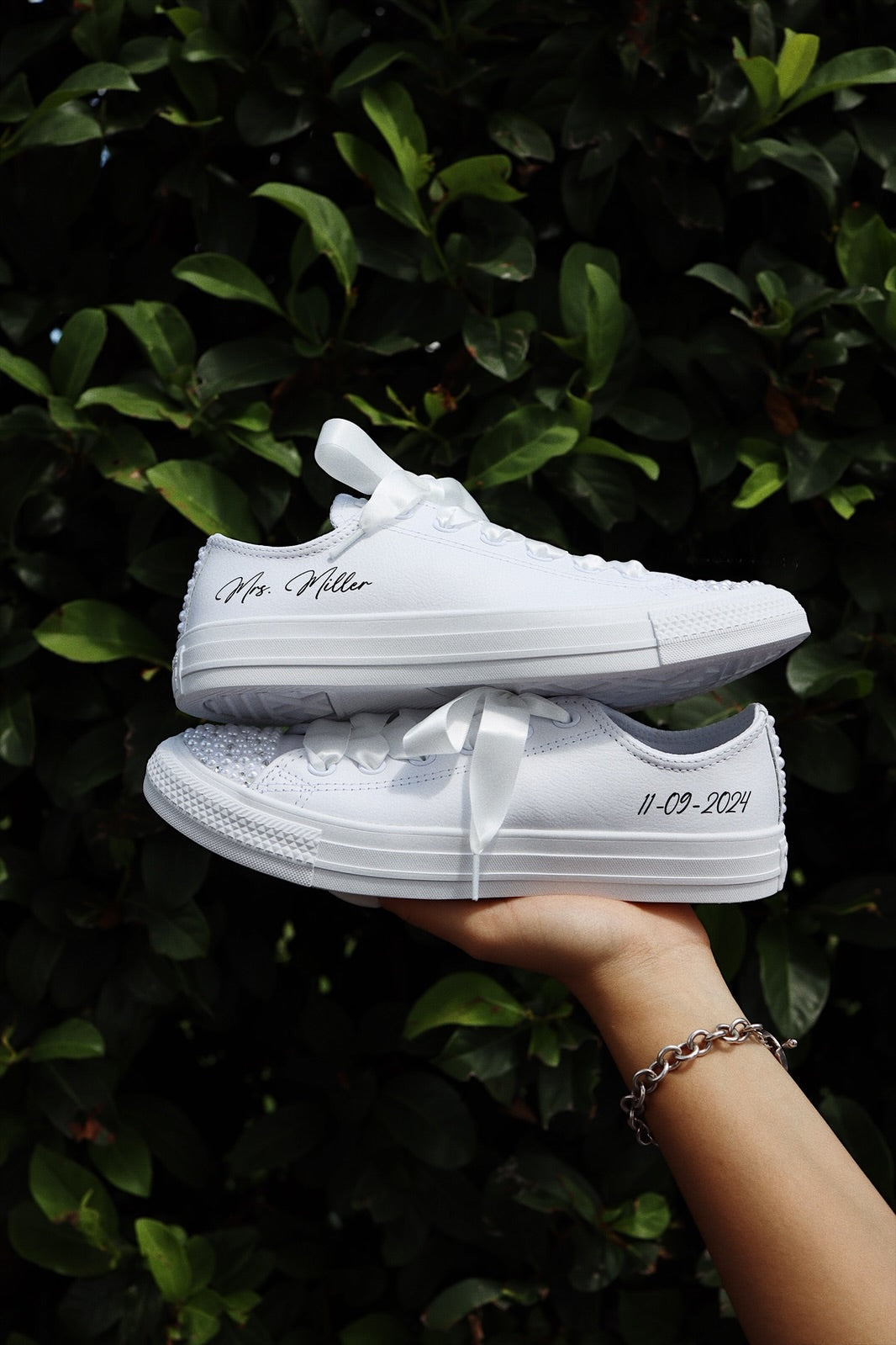 Canvas High-Top Leather "Your Way"