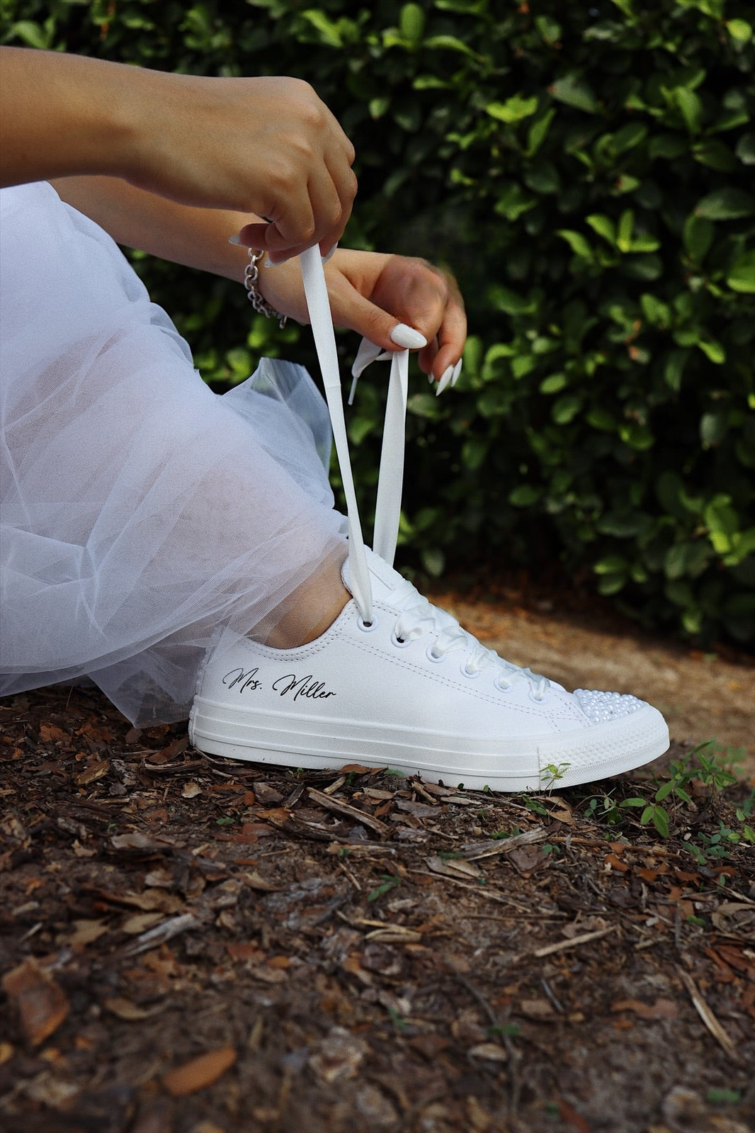 Canvas High-Top Leather "Your Way"