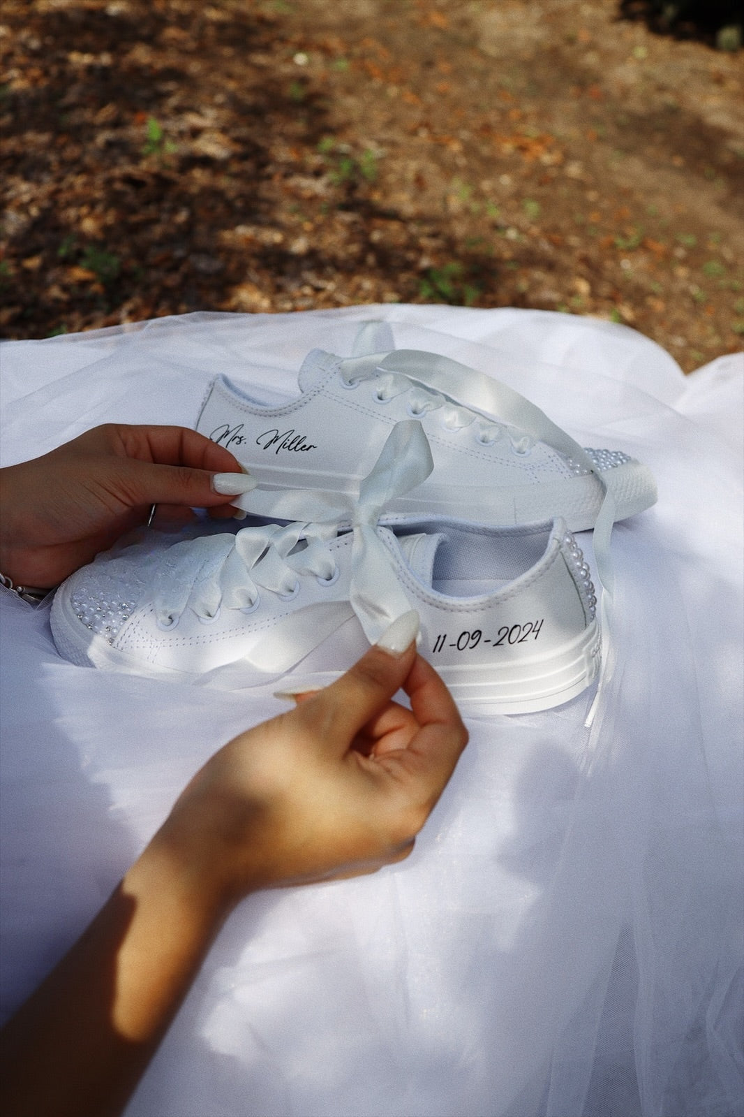 Canvas High-Top Leather "Your Way"