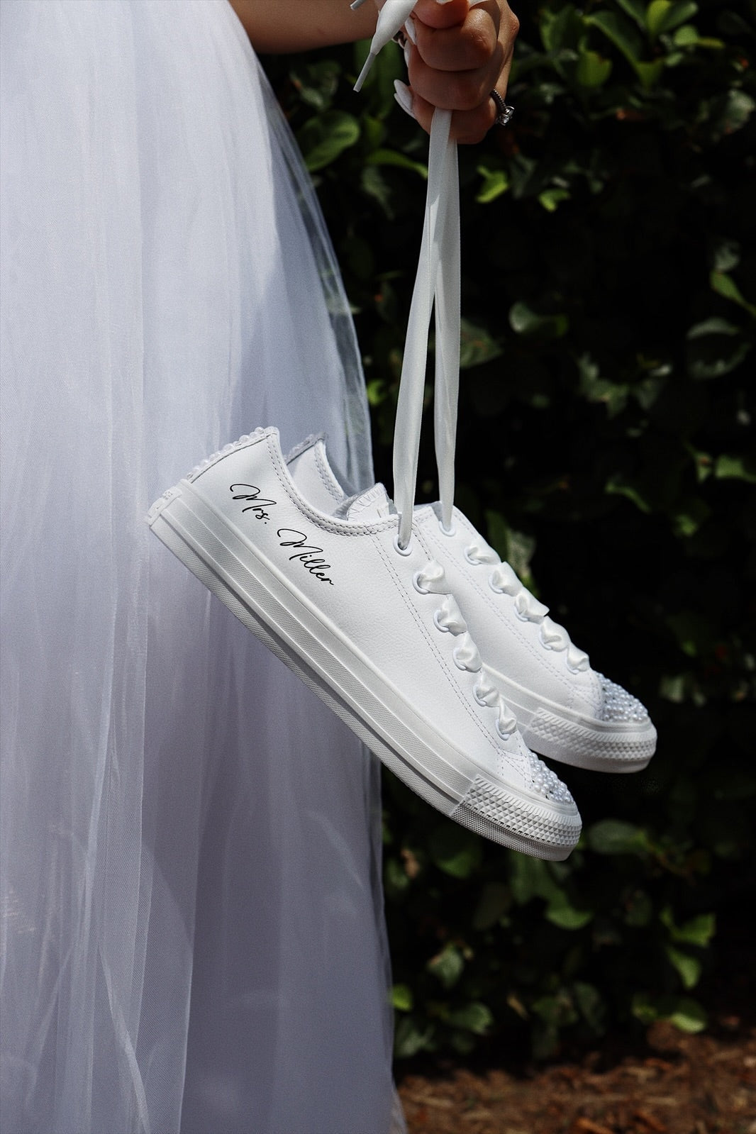 Canvas High-Top Leather "Your Way"