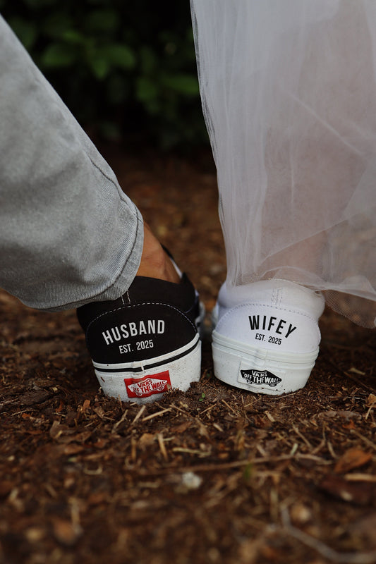 Canvas Skate Sneaker Groom Edition