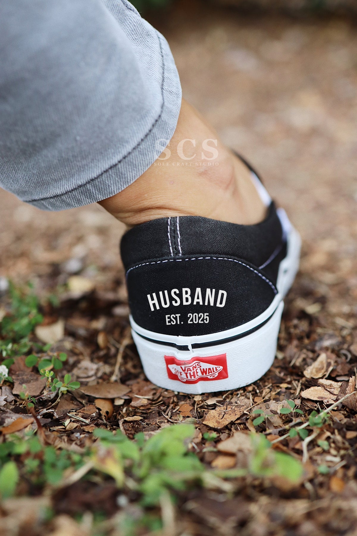 Canvas Skate Sneaker Groom Edition