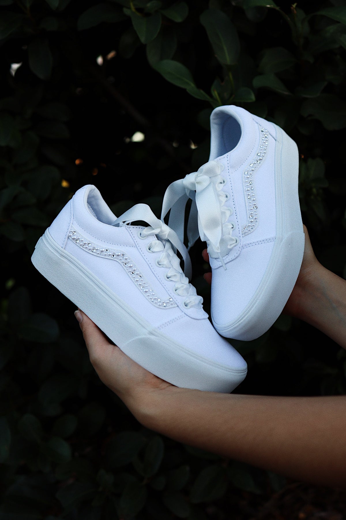 Canvas Skate Sneaker Platform Mix