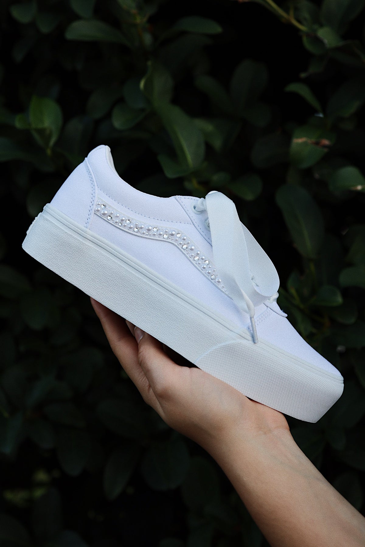 Canvas Skate Sneaker Platform Mix