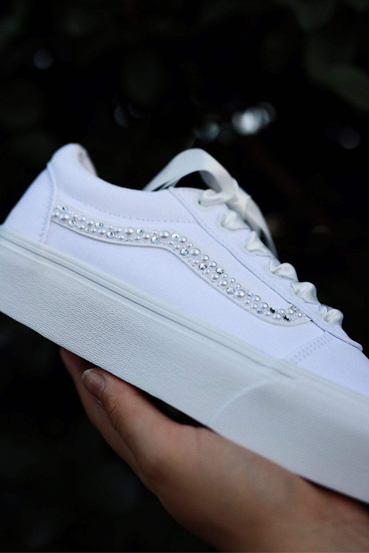 Canvas Skate Sneaker Platform Mix