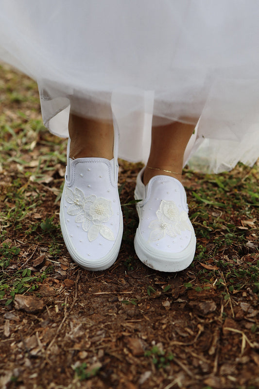 Floral Slip-On Canvas