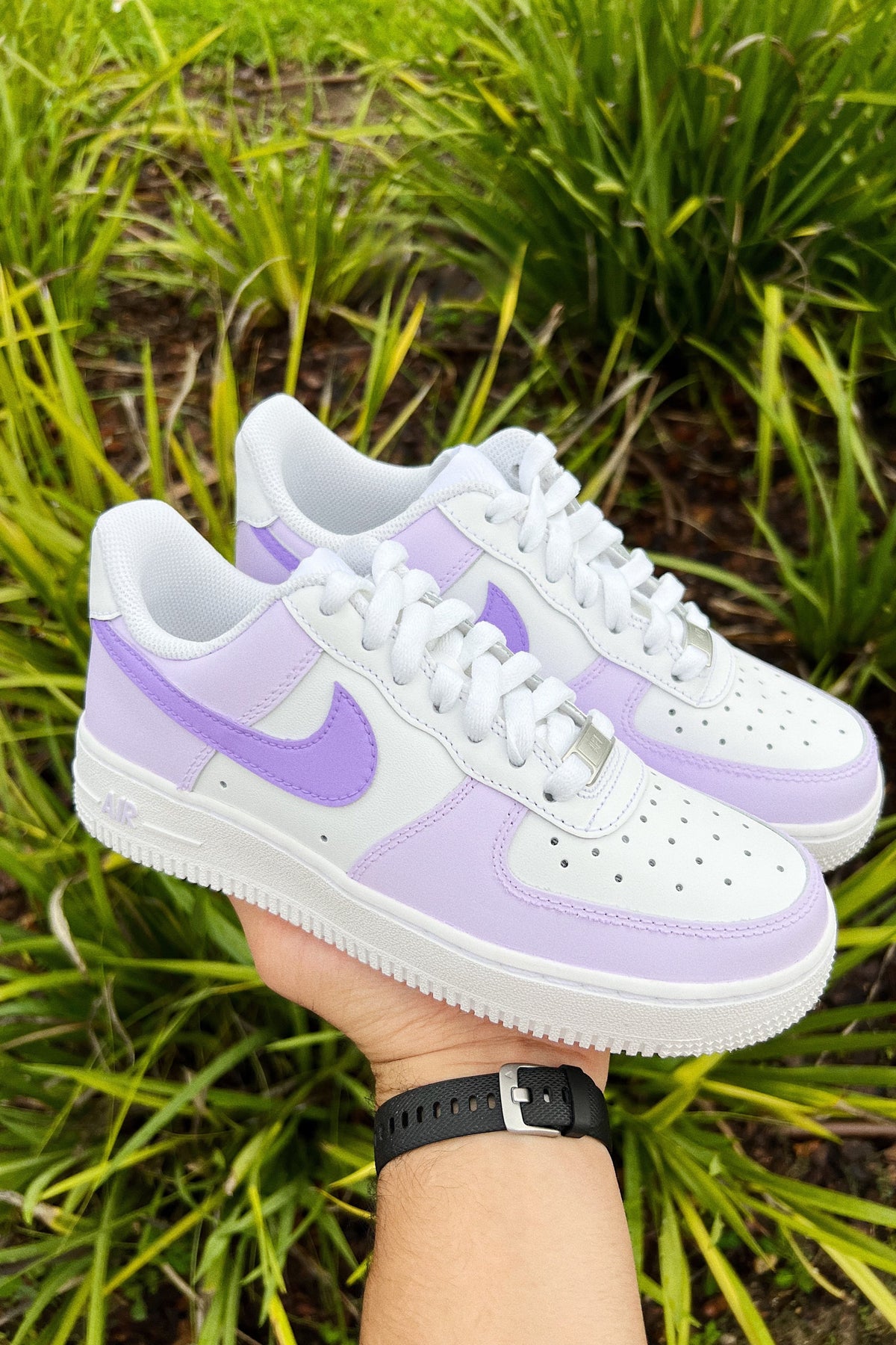 Low-Top Leather Sneaker Lavender Dreams