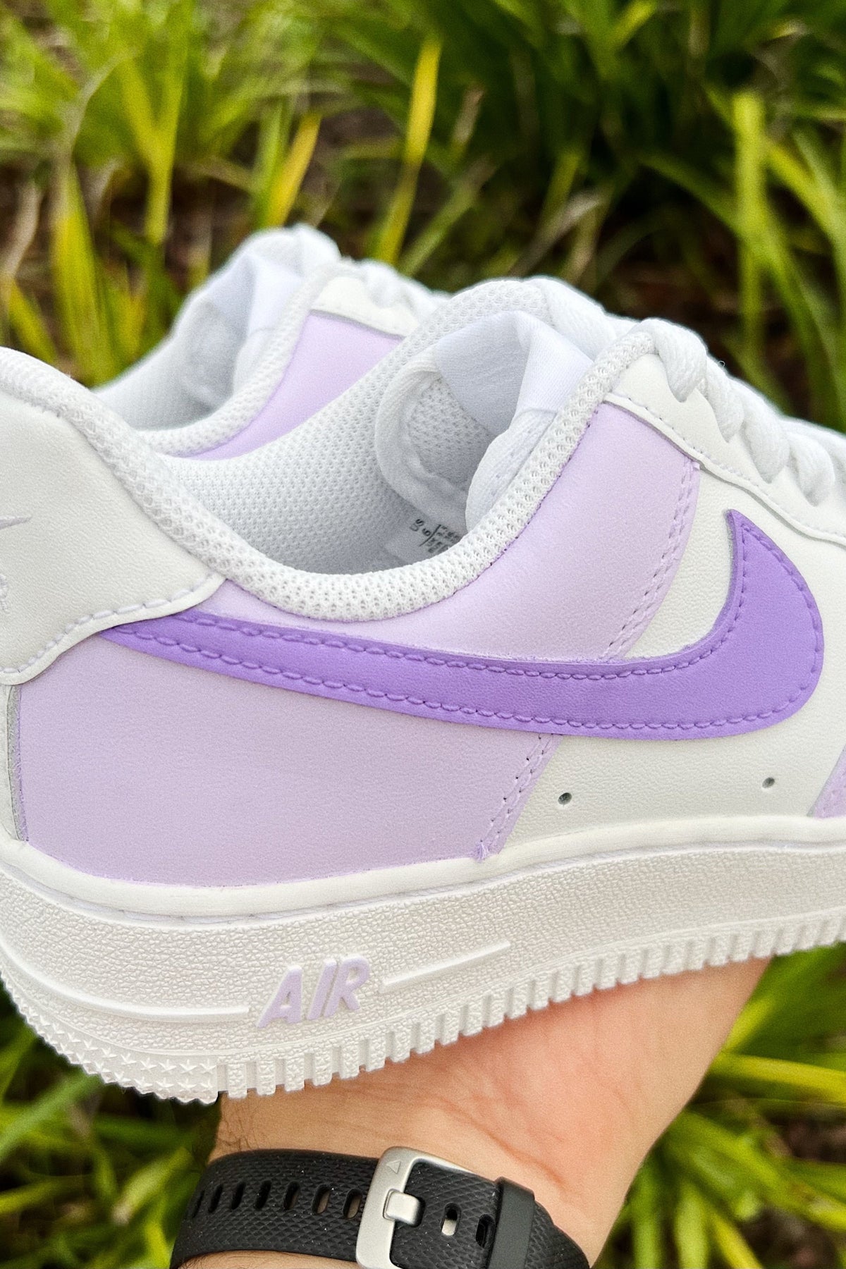 Low-Top Leather Sneaker Lavender Dreams