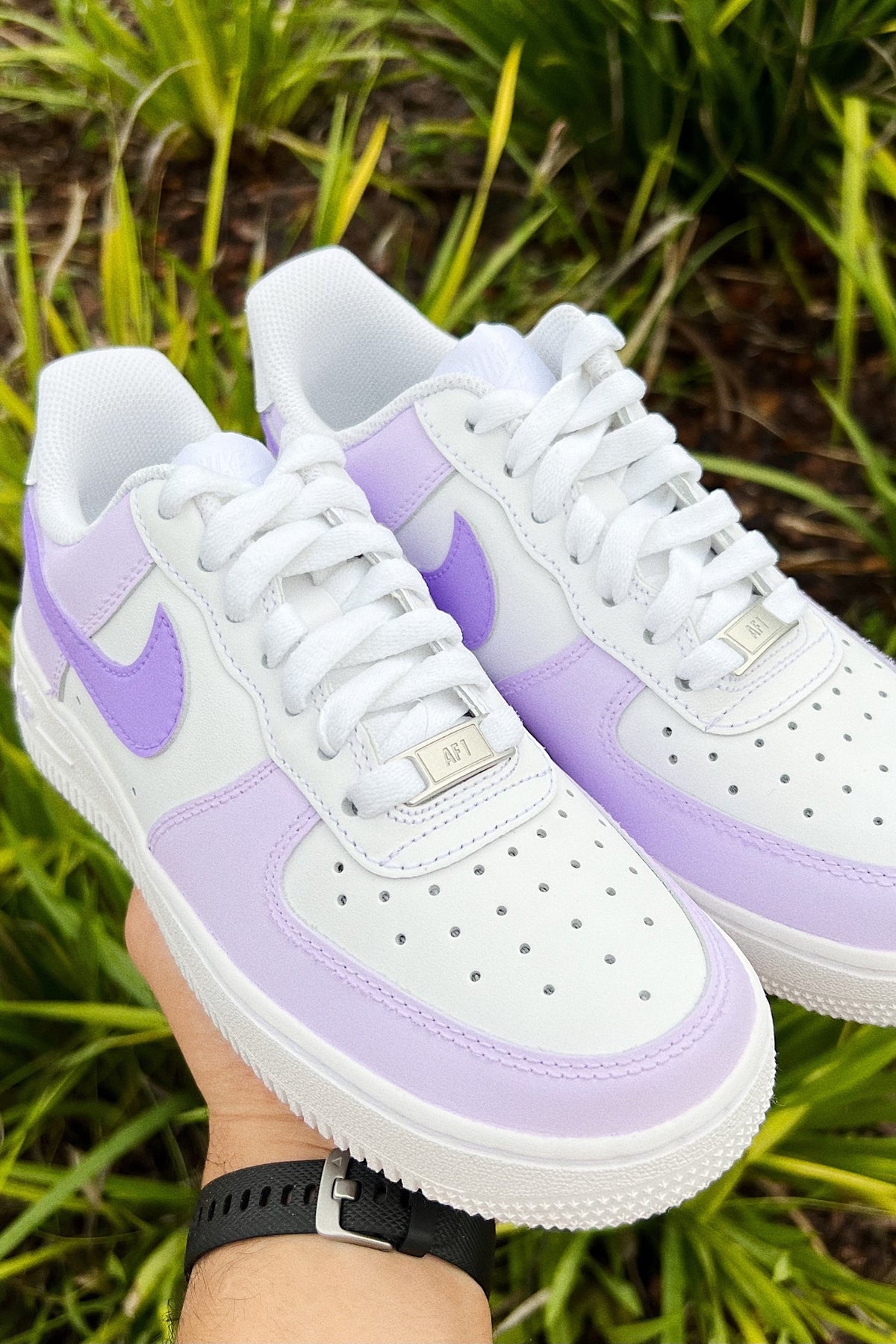 Low-Top Leather Sneaker Lavender Dreams