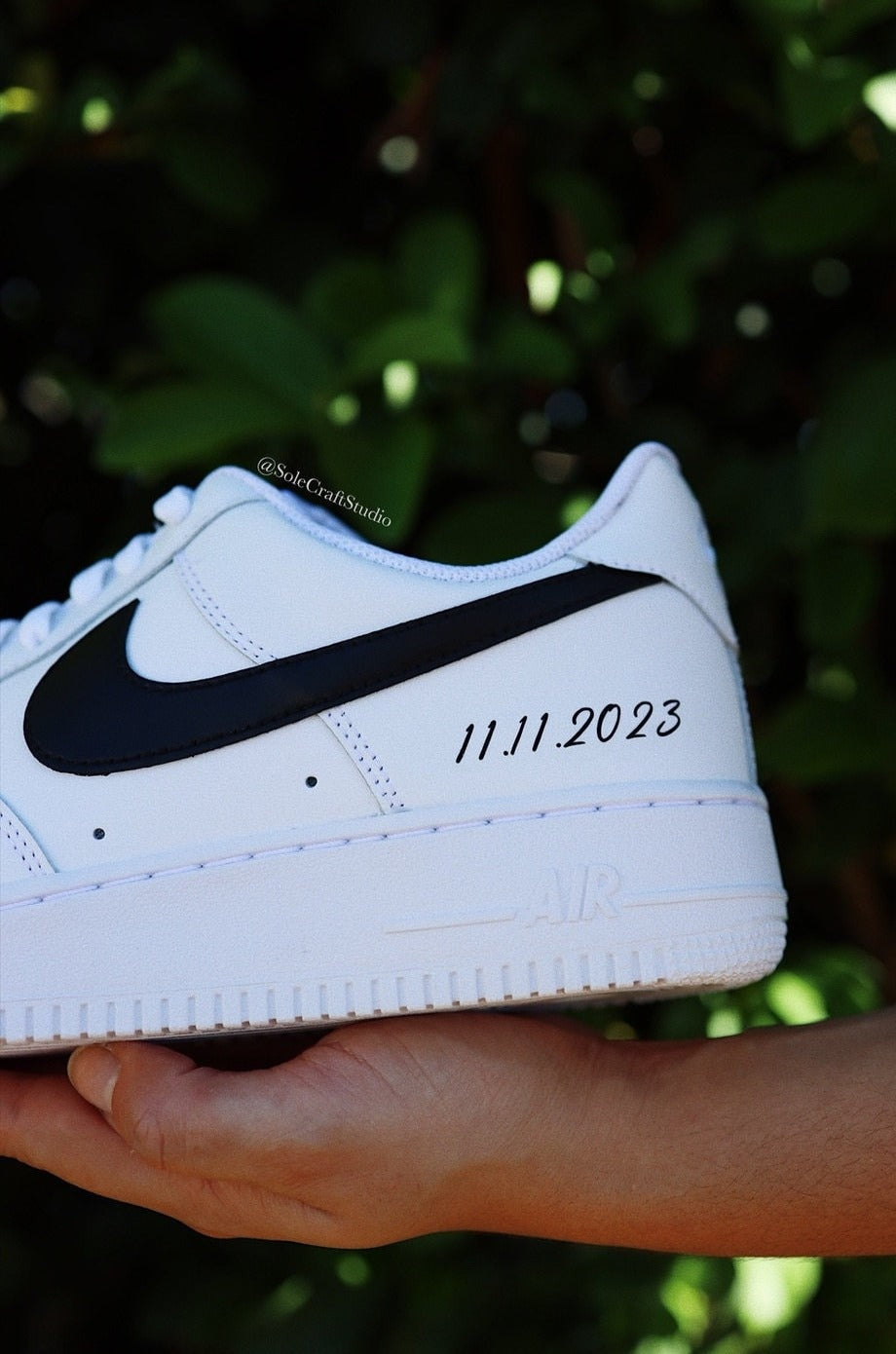 Low-Top Leather Sneaker Groom Edition