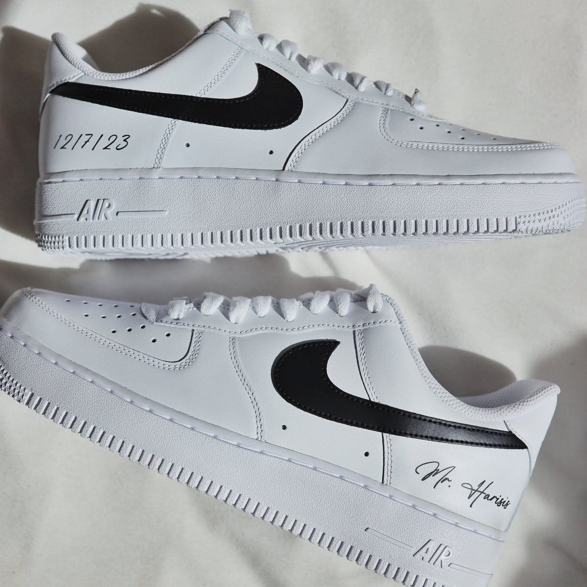 Low-Top Leather Sneaker Groom Edition