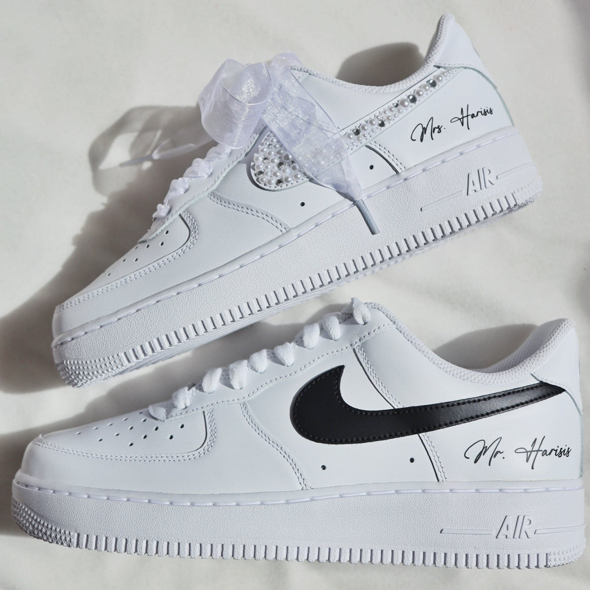 Low-Top Leather Sneaker Groom Edition