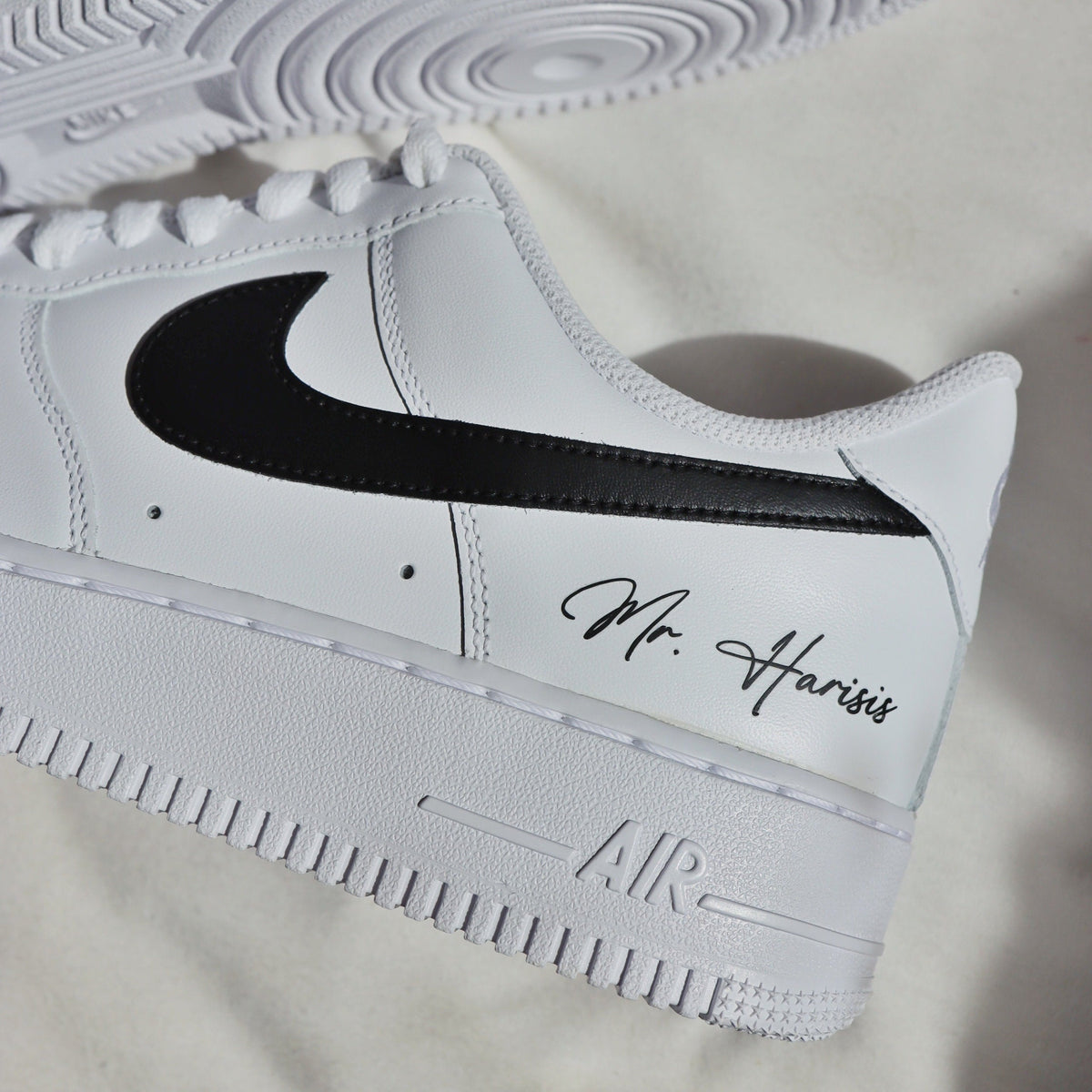 Low-Top Leather Sneaker Groom Edition
