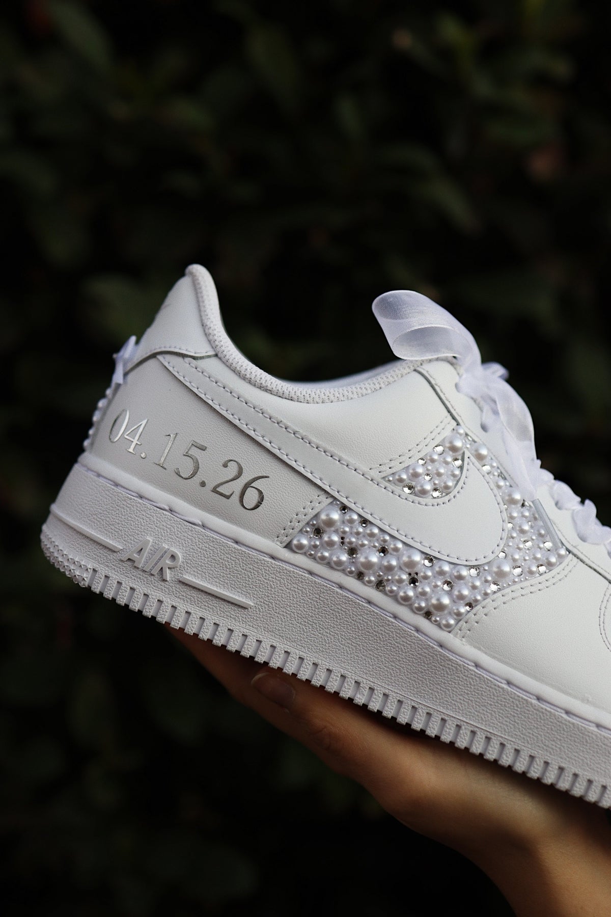 Low-Top Leather Sneaker Mix Platino