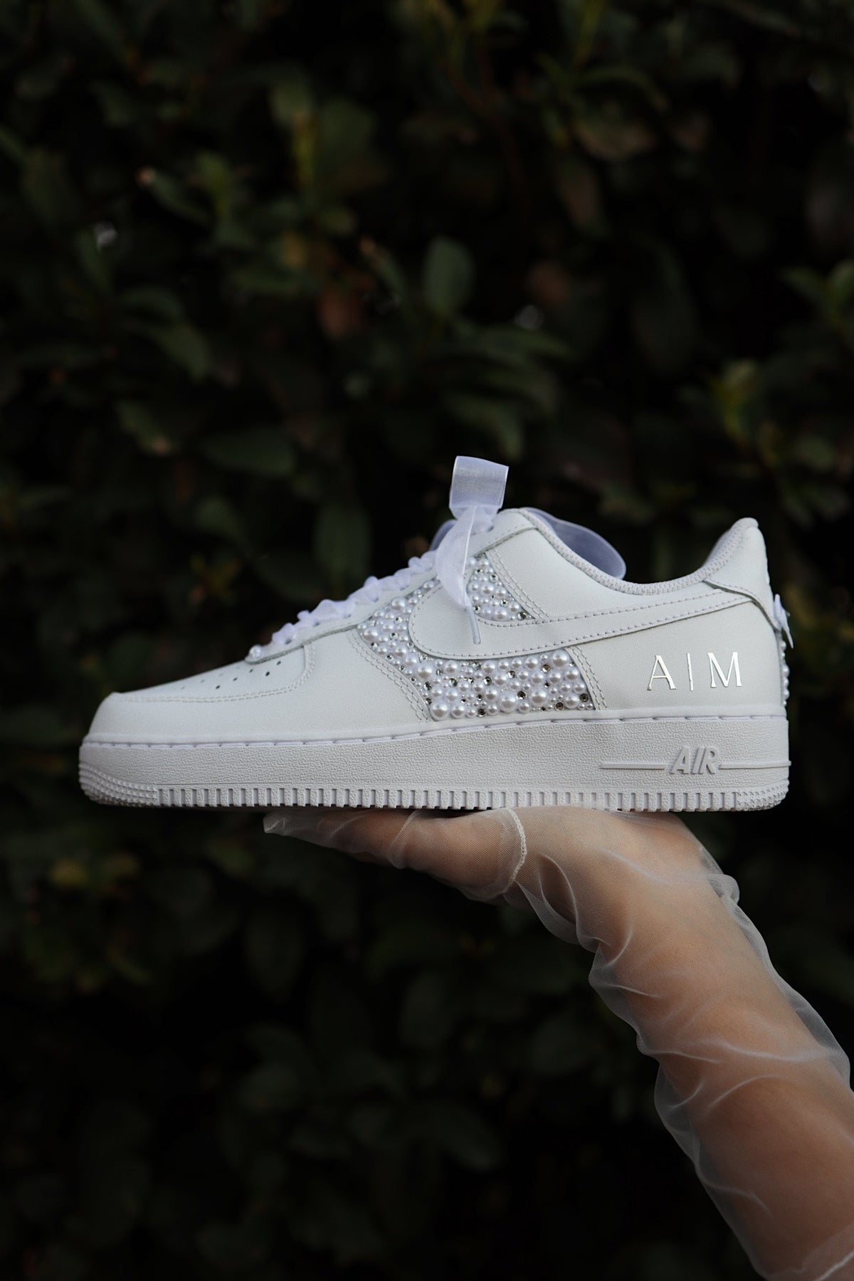 Low-Top Leather Sneaker Mix Platino