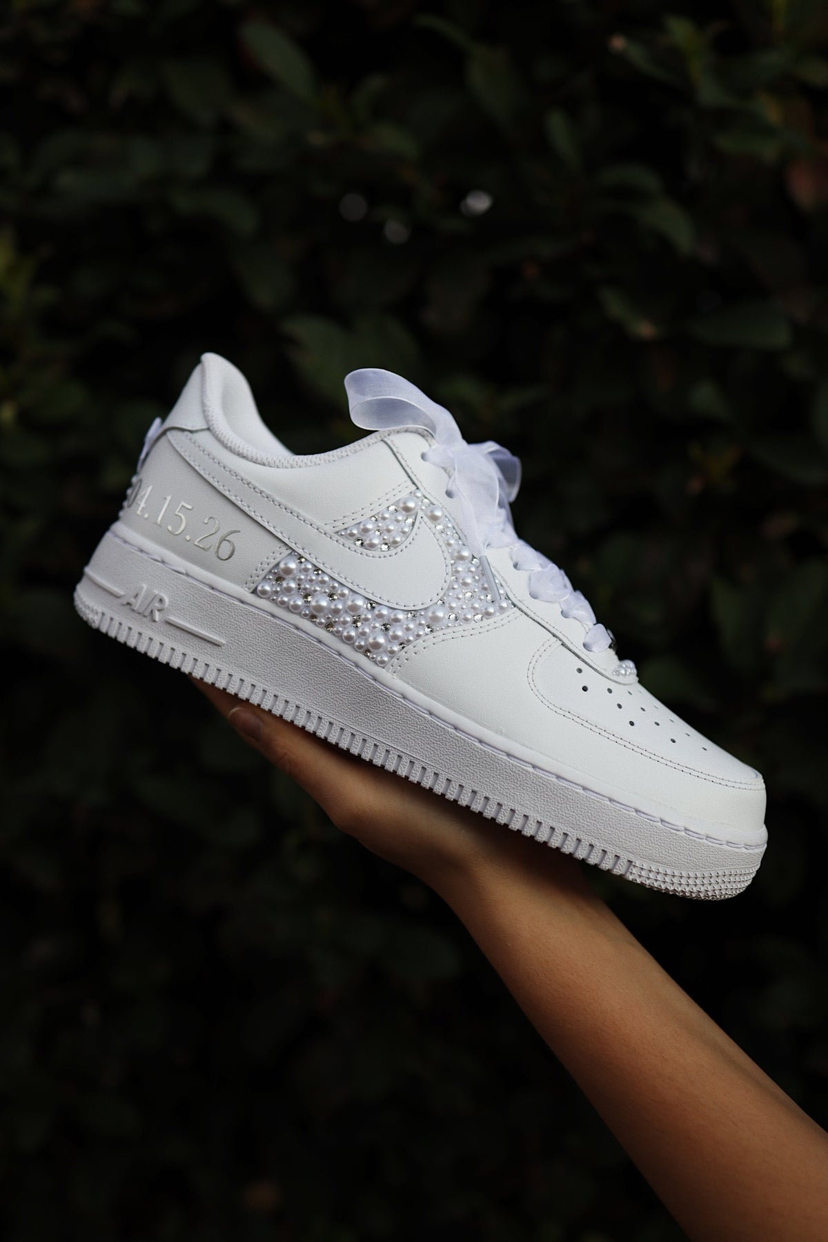Low-Top Leather Sneaker Mix Platino