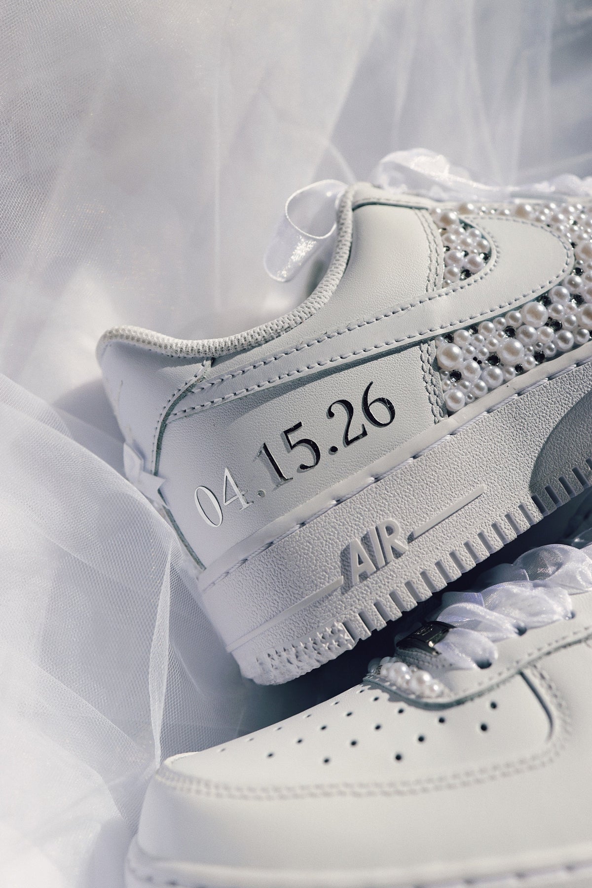 Low-Top Leather Sneaker Mix Platino