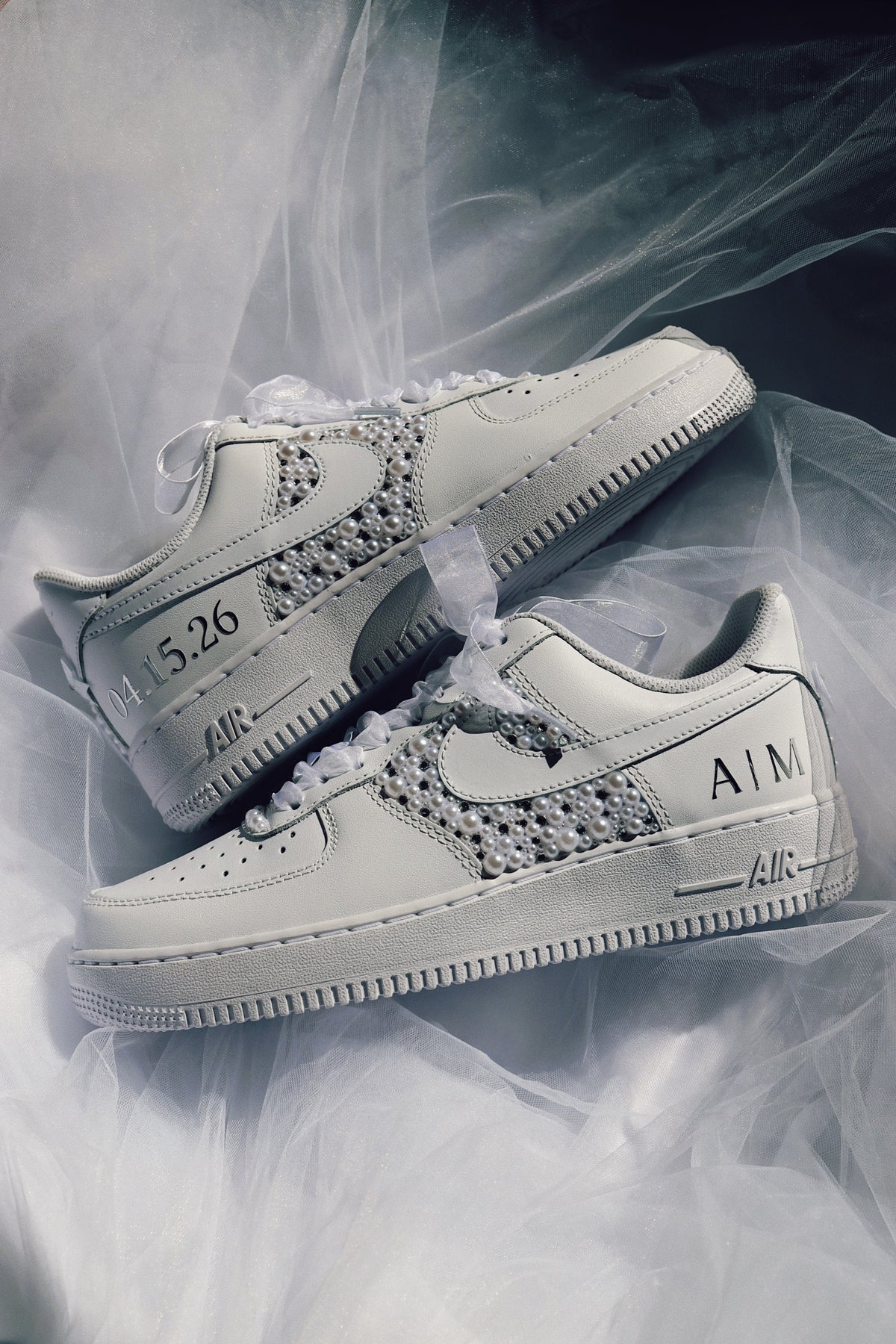 Low-Top Leather Sneaker Mix Platino
