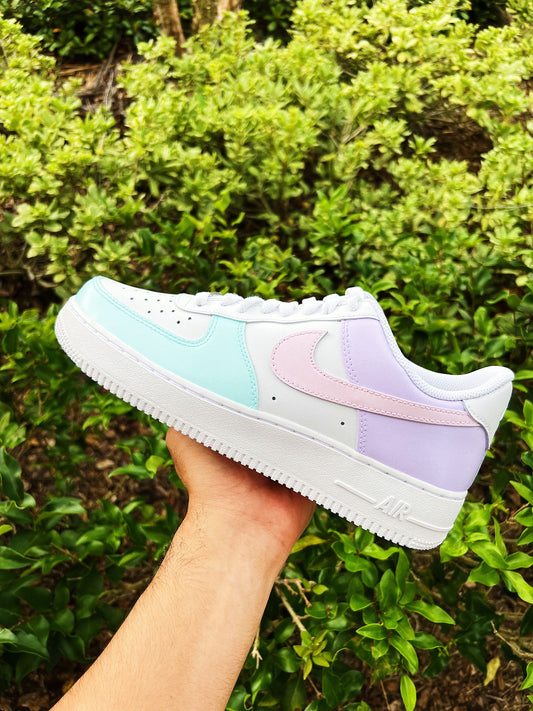 Low-Top Leather Sneaker Pastel Dreams