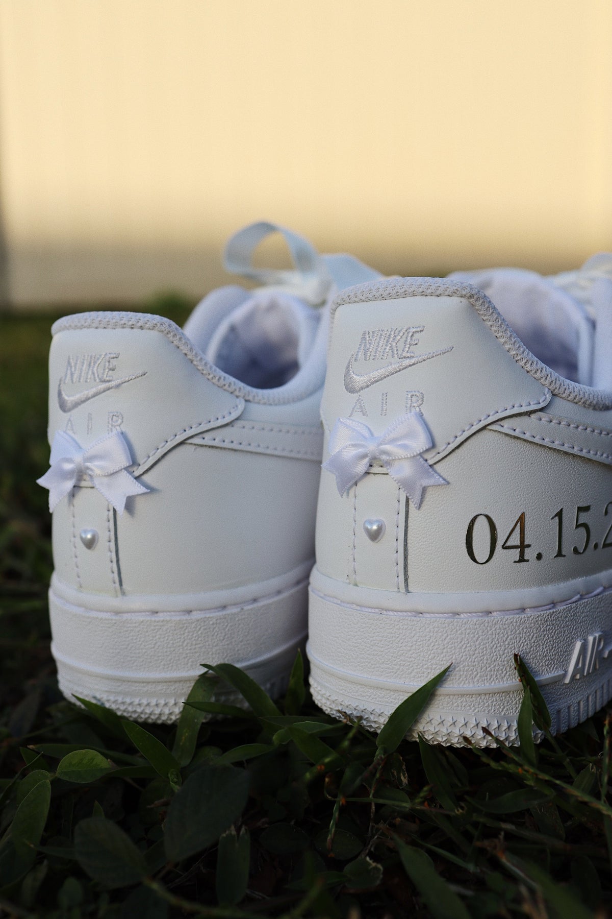 Low-Top Leather Sneaker Ribbon