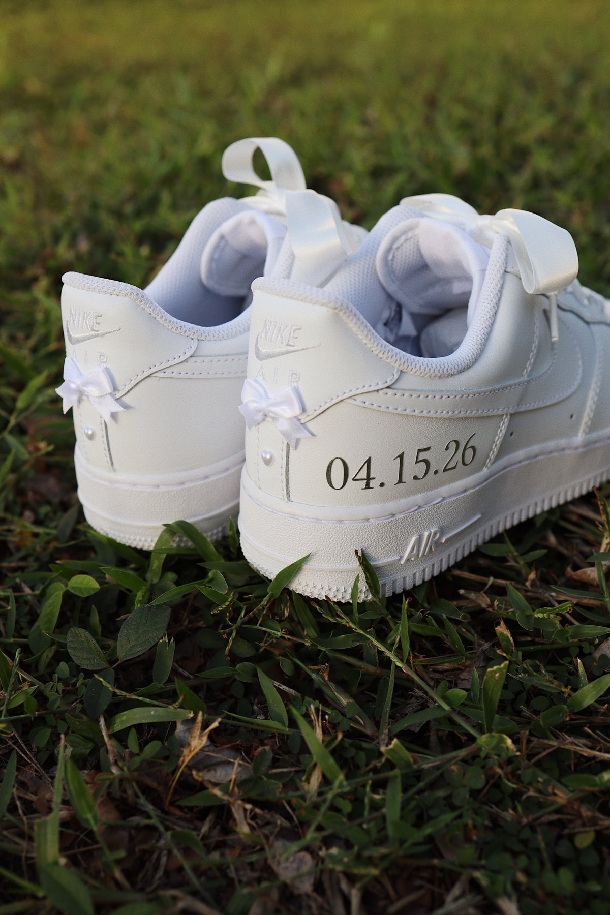 Low-Top Leather Sneaker Ribbon