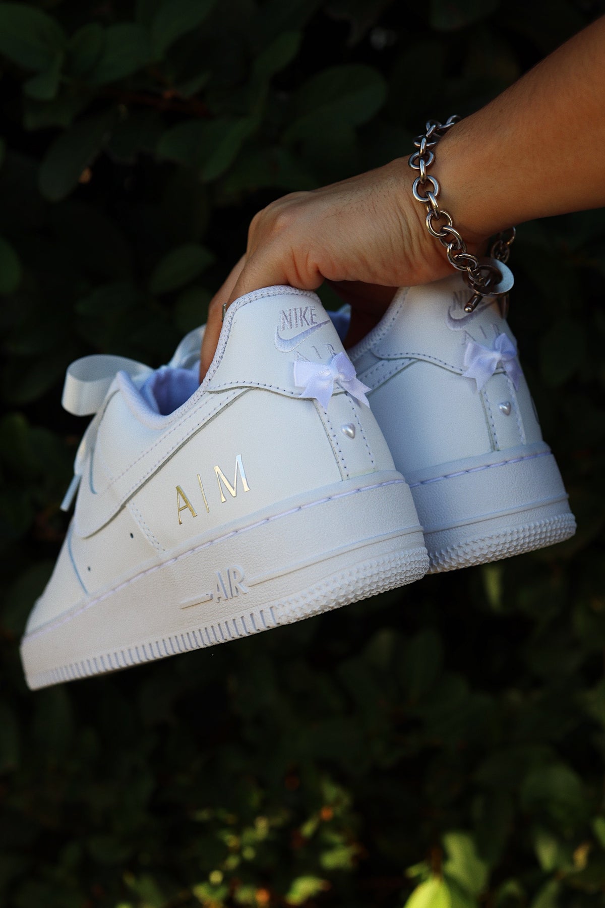 Low-Top Leather Sneaker Ribbon