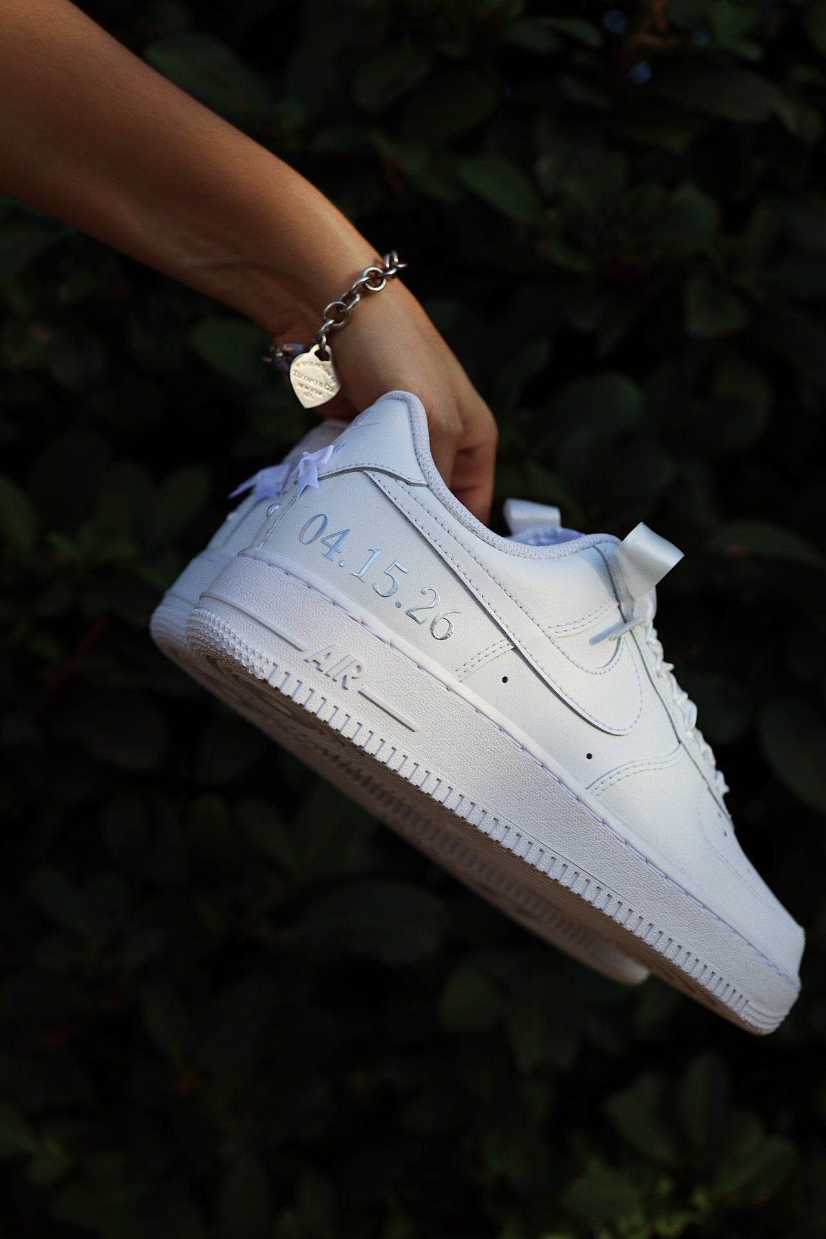 Low-Top Leather Sneaker Ribbon