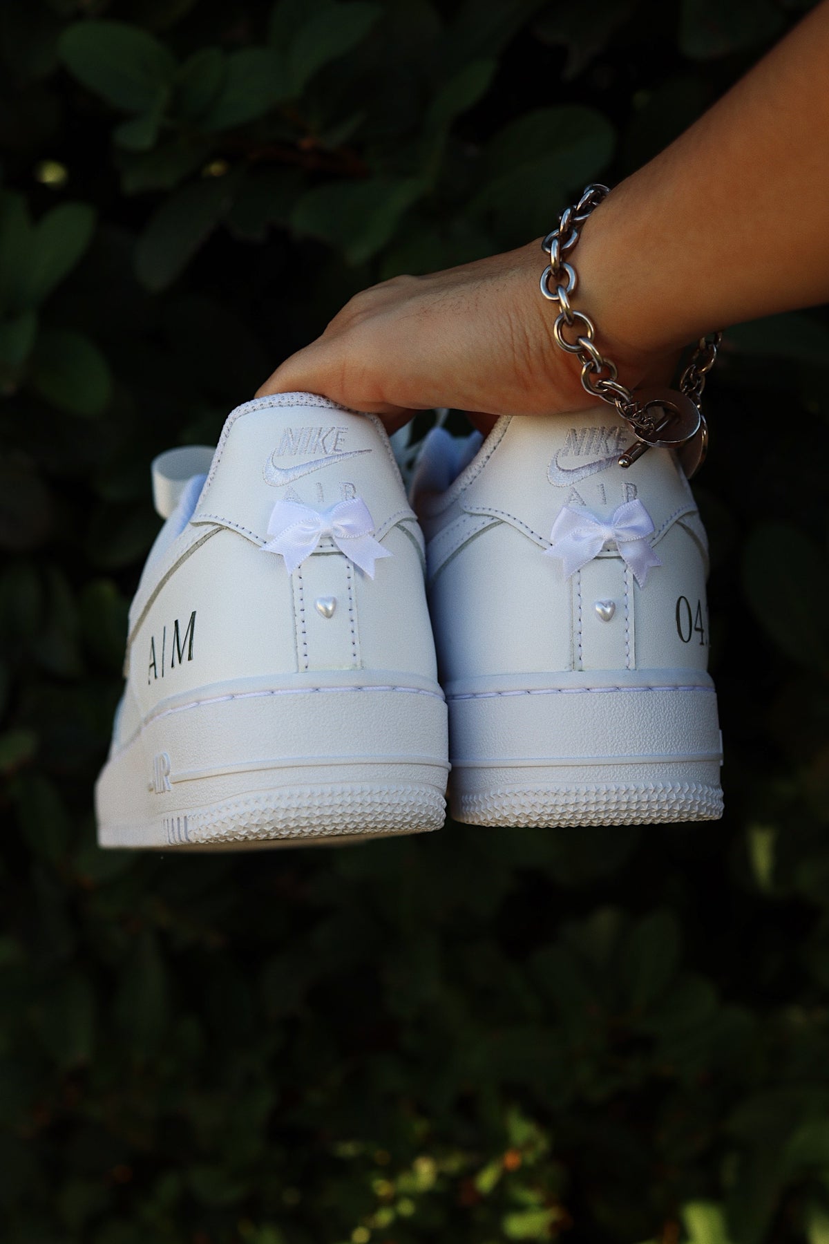 Low-Top Leather Sneaker Ribbon