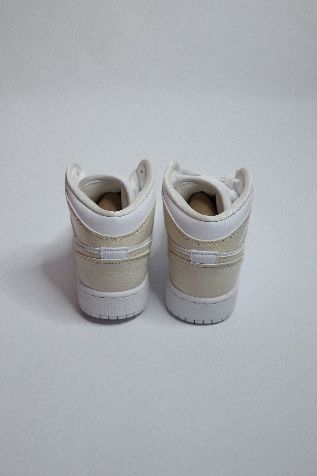 Retro High-Top Sneaker Beige — Sample Pair