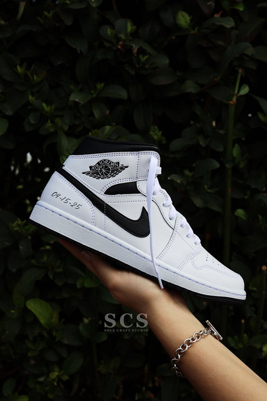 Retro High-Top Sneaker Groom Edition