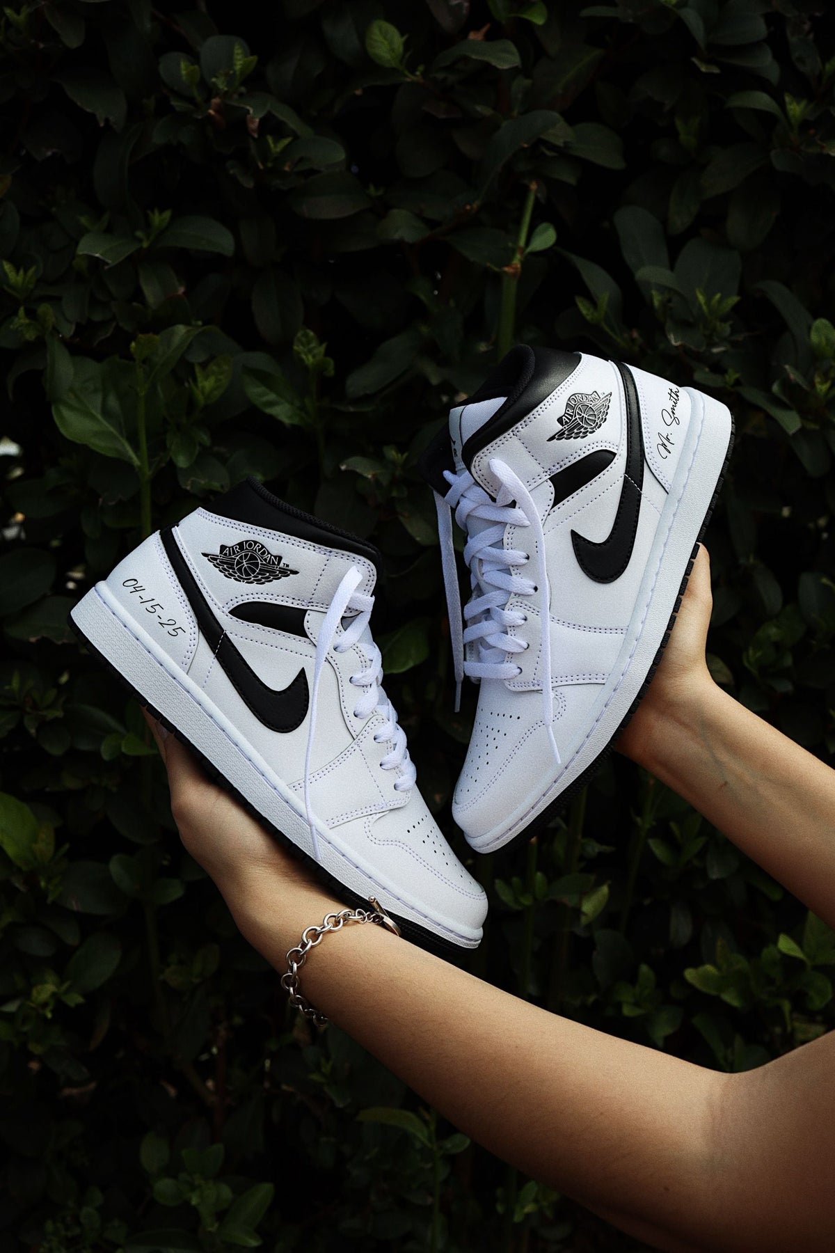 Retro High-Top Sneaker Groom Edition