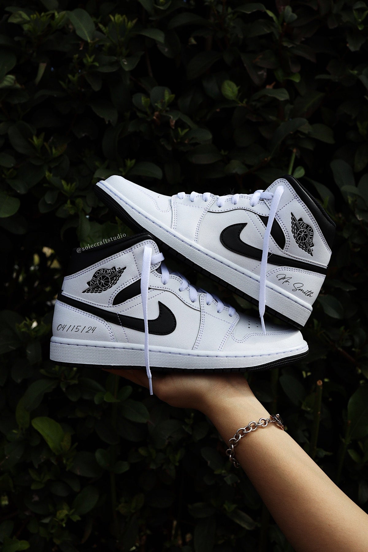 Retro High-Top Sneaker Groom Edition