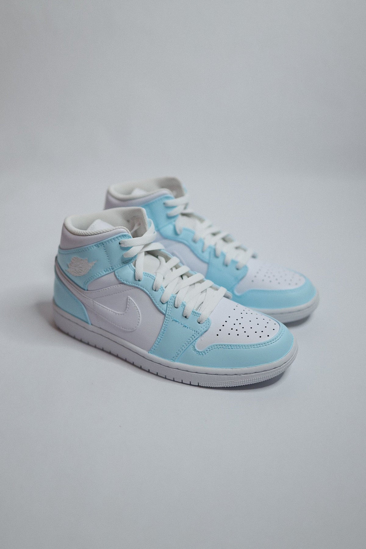 Retro High-Top Sneaker Light Blue — Sample Pair