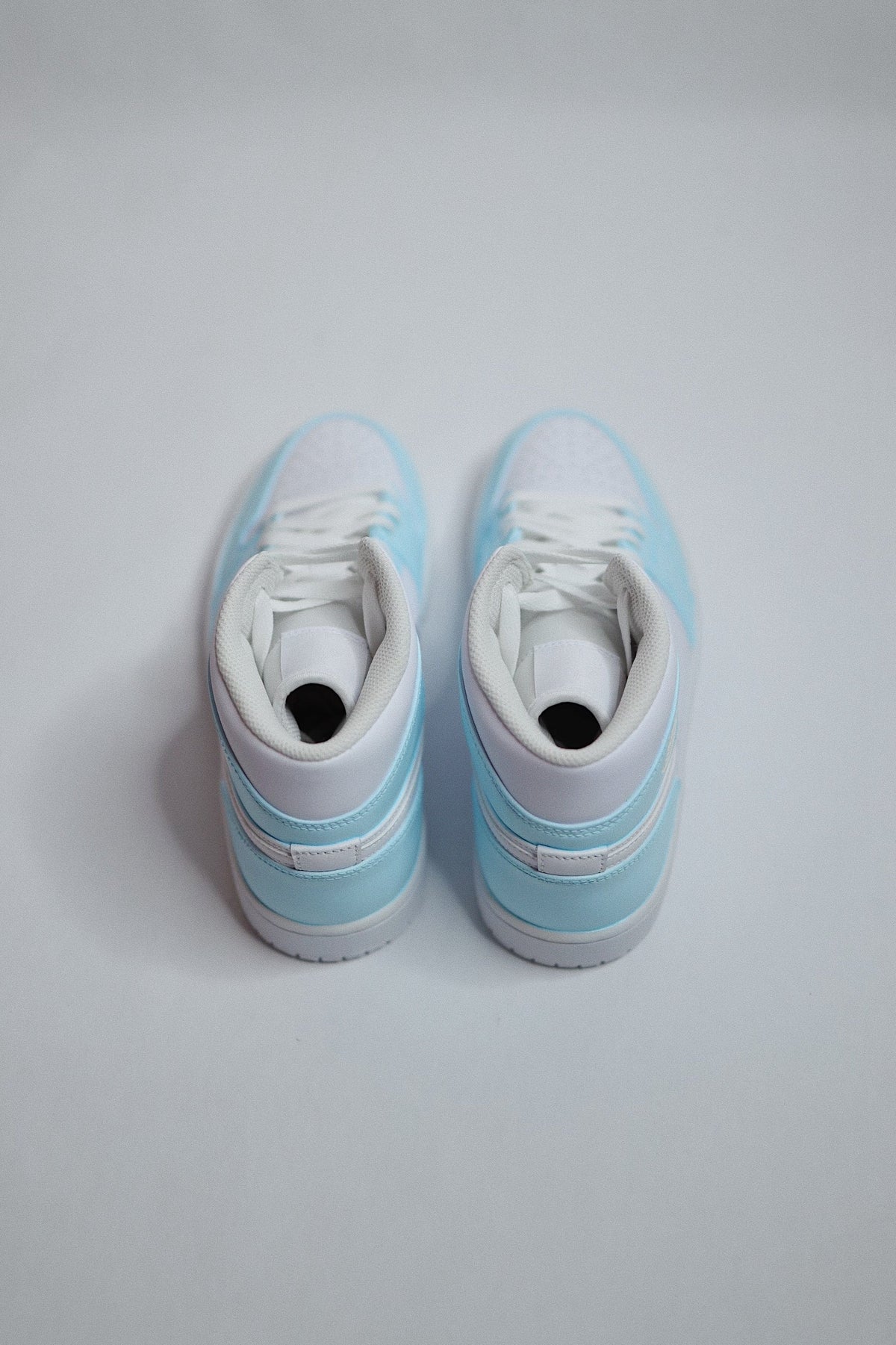 Retro High-Top Sneaker Light Blue — Sample Pair