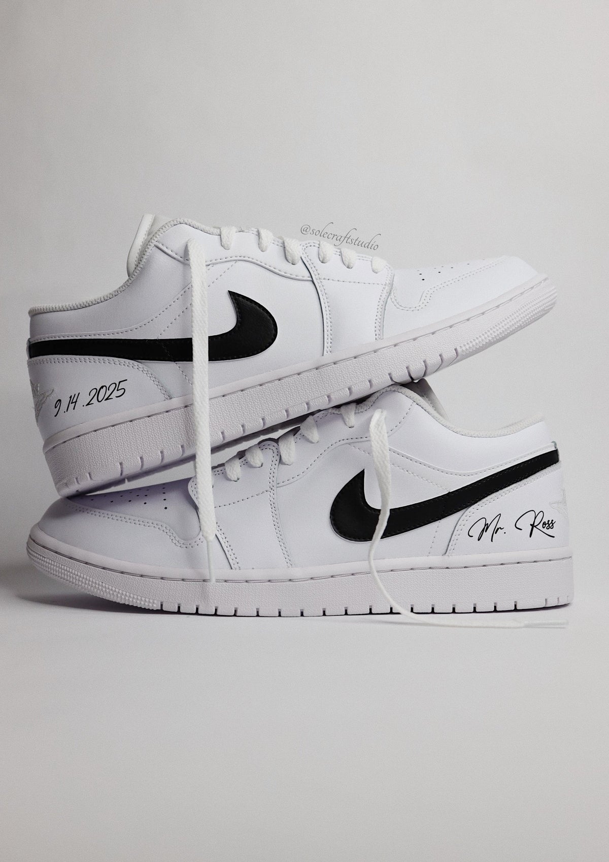 Retro High-Top Sneaker Groom Edition