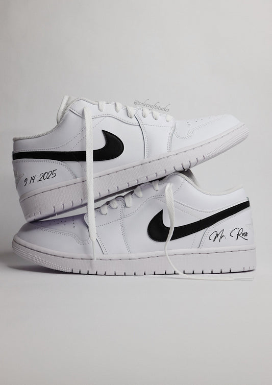 Retro High-Top Sneaker Groom Edition