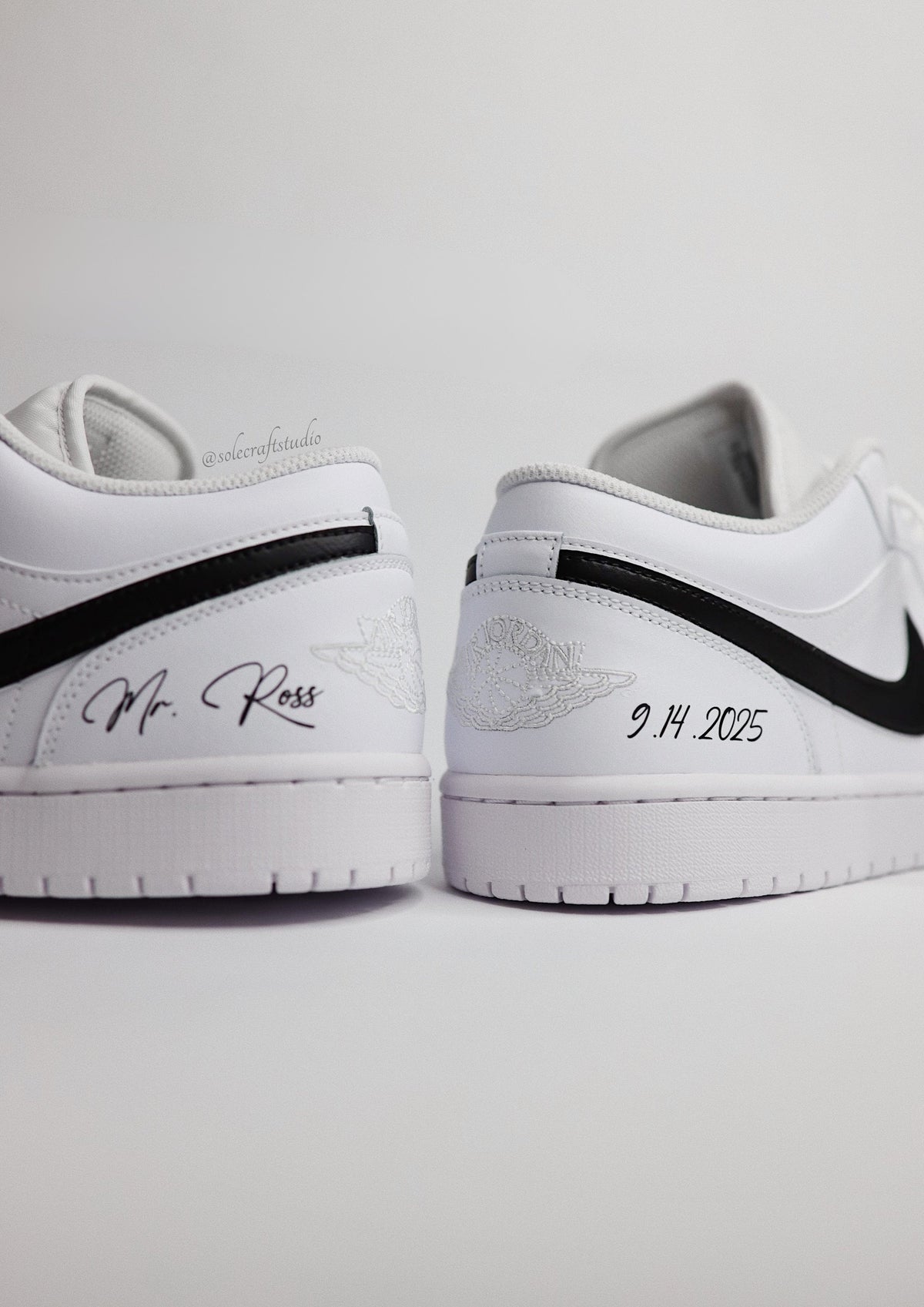 Retro High-Top Sneaker Groom Edition