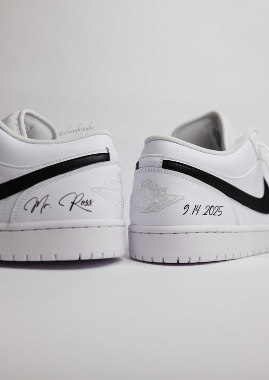 Retro High-Top Sneaker Groom Edition